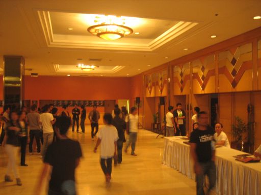 Miss ACDC 2009, Bangkok, Thailand, Foyer im Bangkok Convention Hall