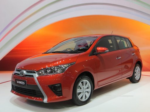 Bangkok, Thailand, Motor Expo 2013, Toyota Yaris