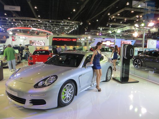 Bangkok, Thailand, Motor Expo 2013, Porsche Panamera S e–hybrid