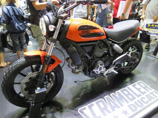 Bangkok, Thailand, Motor Expo 2015, Ducati Scrambler