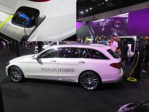 Bangkok, Thailand, Motor Expo 2016, Mercedes C350e Kombi Plug–In Hybrid