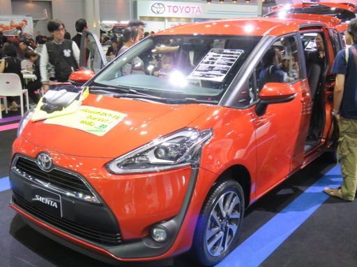 Bangkok, Thailand, Motor Expo 2016, Toyota Sienta