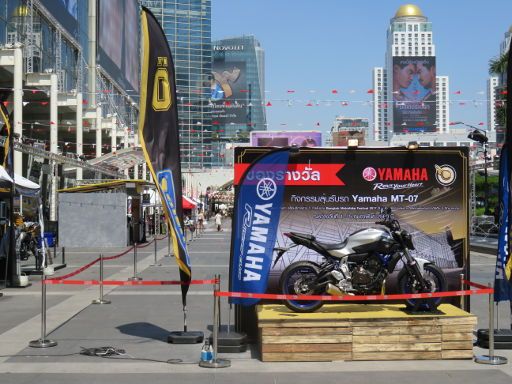 Bangkok, Thailand, Bangkok Motorbike Festival 2017, Außenbereich vor dem Central World