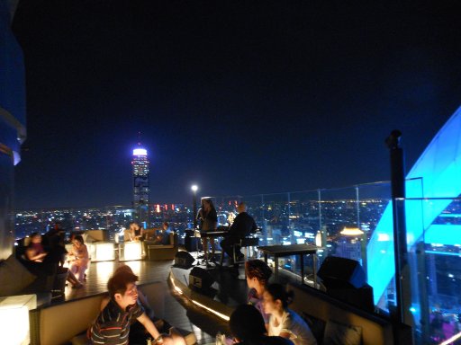 Bangkok, Thailand, Rooftop Bars und Restaurants, Red Sky Bar Centara Grand, Live Jazz