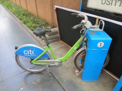 Pun Pun Fahrrad Mietsystem, Bangkok, Thailand, Fahrrad