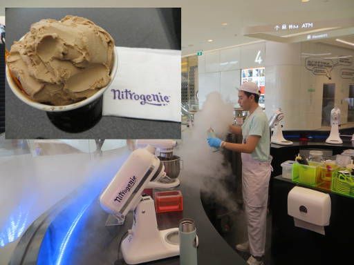 Bangkok, Thailand, Nitrogenie™ Nutella Eis in der Central Embassy Einkaufszentrum