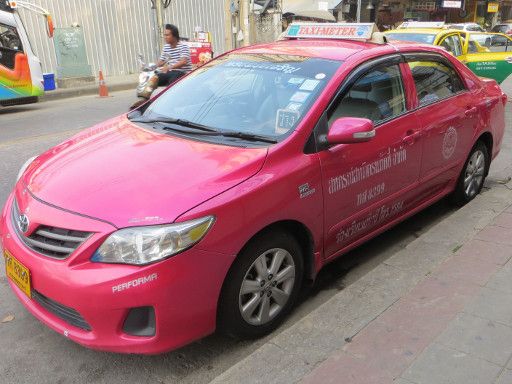 Taxi, Bangkok, Thailand, Taxi Toyota Corolla