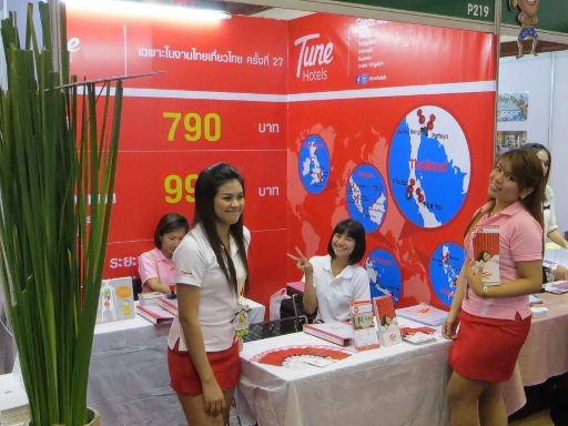 Thai Teaw Thai, Reisemesse, Bangkok, Thailand, Tune Hotels