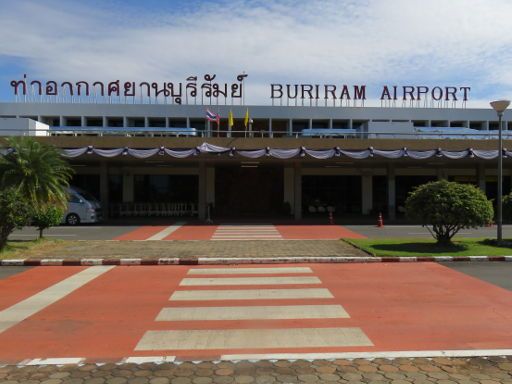 Buri Ram, Thailand, Flughafen BFV, Terminal Außenansicht