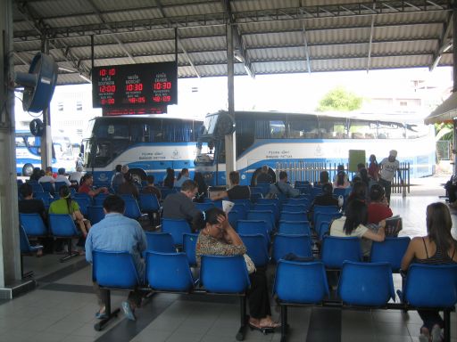 Wartehalle in Pattaya, Bus Terminal