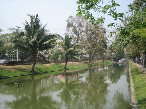 Chiang Mai, Thailand, Wassergraben