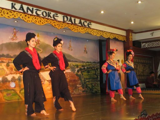 Chiang Mai, Thailand, Kantoke Palace, Bergvolktanz