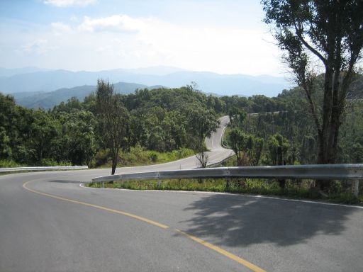 Chiang Rai, Thailand, Fahrt nach Doi Mae Salong