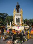 Chiang Rai, Thailand, König Mengrai Statur