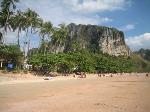 Krabi, Ao Nang, Thailand, Ao Nang Strand im südlichen Bereich
