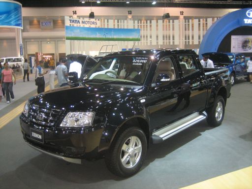 Motor Expo 2009, Bangkok, Thailand, TATA Motors, Pick Up mit Doppelkabine, Xenon