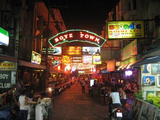 Pattaya, Thailand, Nachtleben, Boyz Town