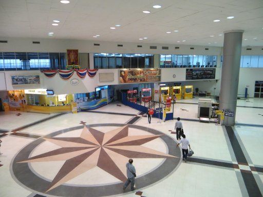 Phitsanulok, Thailand, Nationaler Flughafen Ankunft und Abflughalle