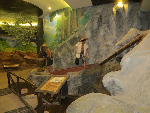 Bergbau Museum, Phuket Thailand, Bergbauarbeiter