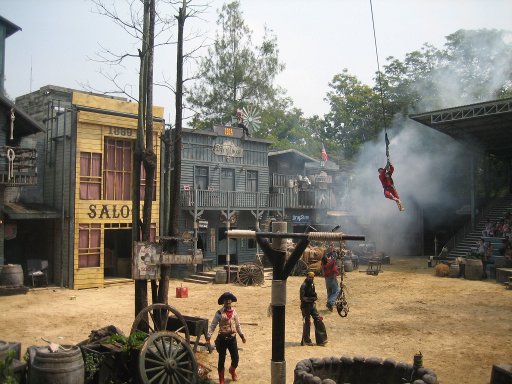 Safari World, Bangkok, Thailand, Cowboy Stunt Show