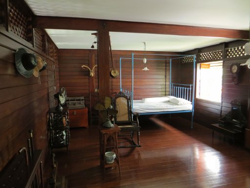 Songkhla, Thailand, Geburtshaus von Prem Tinsulanonda, Schlafzimmer