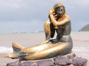 Songkhla, Thailand, The Golden Mermaid, Meerjungfrau