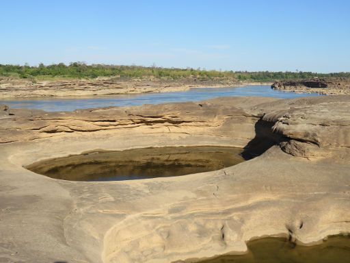 Sam Phan Bok und Had Salueng, Ubon Ratchathani, Thailand, Krater ähnliches Loch