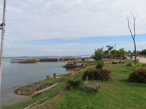 Sirindhorn Damm und Chok Mek Grenze, Ubon Ratchathani, Thailand, Sirindhorn Damm Zugangsstraße