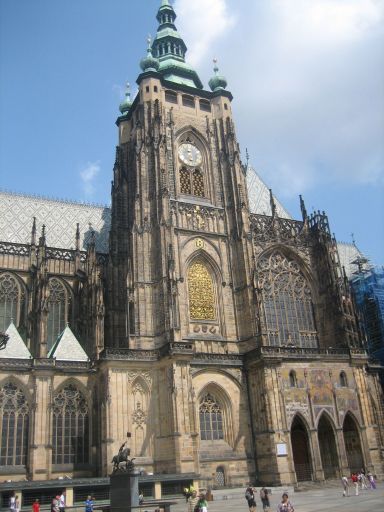 Prag, Tschechische Republik, St Veits Kathedrale auf der Prager Burg