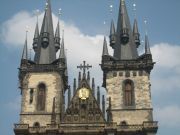 Prag, Tschechische Republik, Türme der Tynsky Chram Kirche