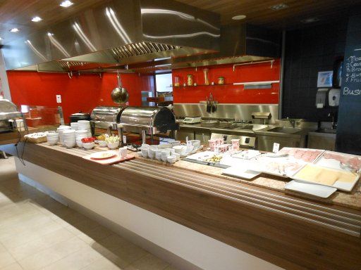 ibis Kiew Shevchenko Boulevard, Kiew, Ukraine, ein Teil vom Frühstücksbuffet