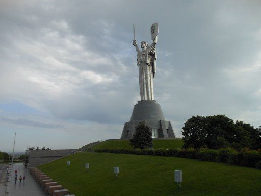 Kiew, Ukraine, Mutterland Statue