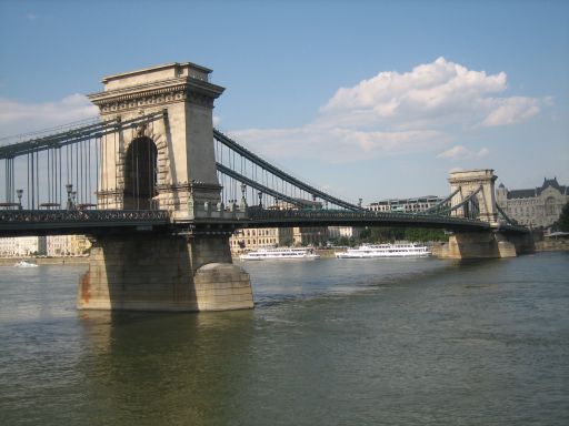 Budapest, Ungarn, Kettenbrücke
