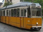 BKV öffentlicher Nahverkehr, Budapest, Ungarn, Straßenbahn