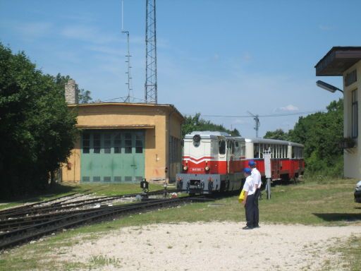Kindereisenbahn, Budapest, Ungarn, Diesellokomotive Mk45-2005