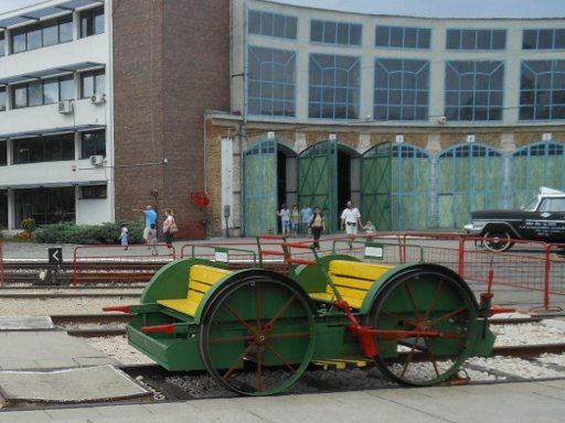 Vasúttörténeti Park, Eisenbahnmuseum, Budapest, Ungarn, Draisine