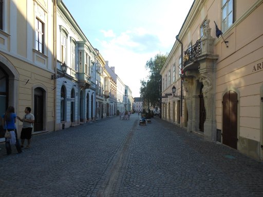 Győr, Ungarn, Gassen in der Altstadt