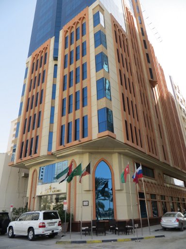 Al Hamra Hotel, Sharjah, Vereinigte Arabische Emirate, Außenansicht