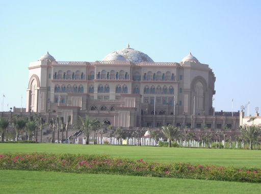 Emirates Palace Mandarin Oriental, Abu Dhabi, Vereinigte Arabische Emirate, Hauptgeb&auml;ude