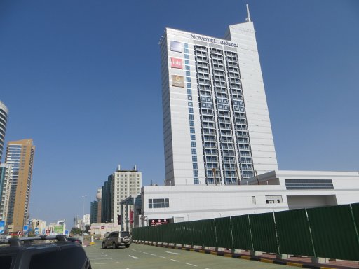 ibis Fujairah, Fujairah, Vereinigte Arabische Emirate, Außenansicht vom Novotel, ibis und adagio aparthotel