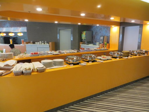 ibis Fujairah, Fujairah, Vereinigte Arabische Emirate, ein Teil vom umfangreichem Frühstücksbuffet