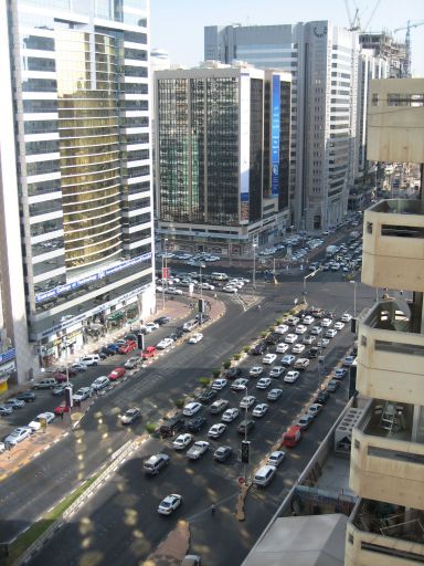 Novotel Abu Dhabi, Vereinigte Arabische Emirate, Ausblick aus dem Standardzimmer 15.Etage