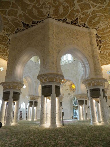 Scheich Zayed Moschee, Abu Dhabi, Vereinigte Arabische Emirate, Teppichboden