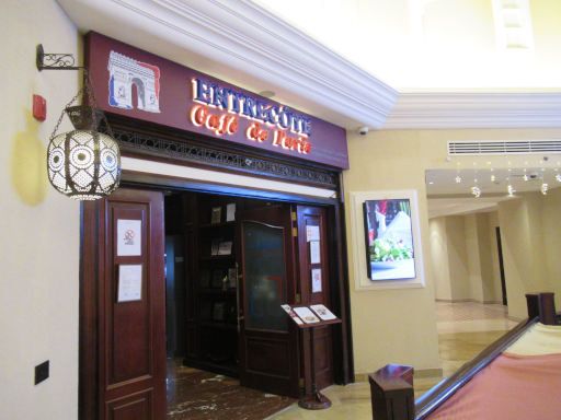 The Souk at Qaryat Al Beri, Abu Dhabi, Vereinigte Arabische Emirate, Restaurant Entrec&ocirc;te Caf&eacute; de Paris