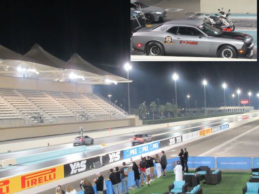 YAS Speed Festival Edition #2 Februar 2026, Abu Dhabi, Vereinigte Arabische Emirate, Roll Race / Beschleunigungsrennen Rennstrecke