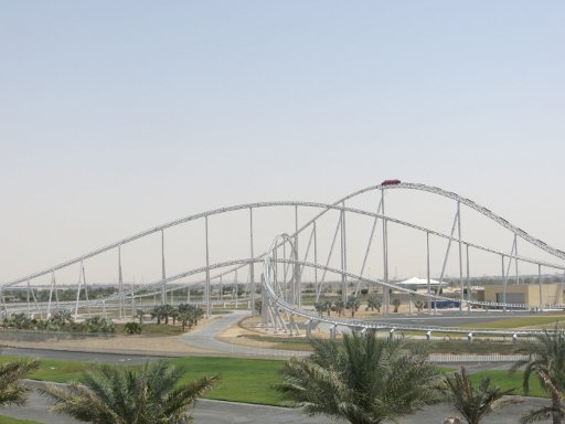 Yas Island, Abu Dhabi, Vereinigte Arabische Emirate, Ferrari World Abu Dhabi, Formula Rossa Strecke