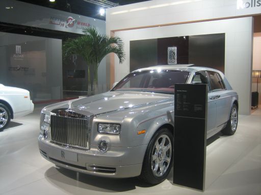 International Motor Show 2009, Dubai, Vereinigte Arabische Emirate, Rolls Royce Phantom