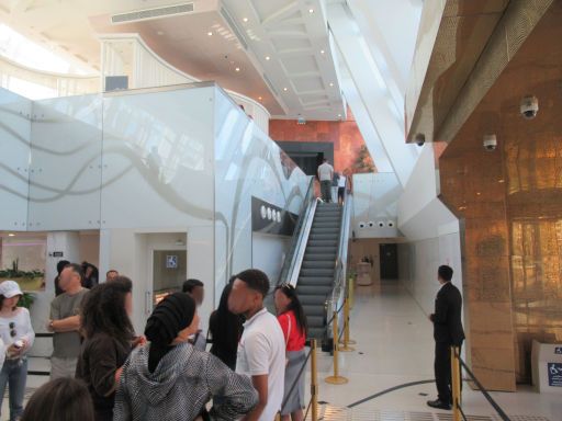 Dubai Frame, Dubai, Vereinigte Arabische Emirate, Wartebereich im Turm