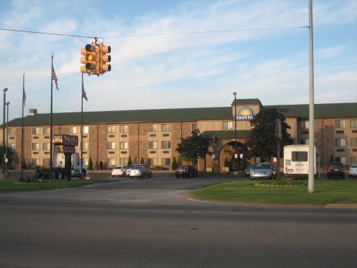 Days Inn, Romulus Airport, Michigan, USA, Außenansicht