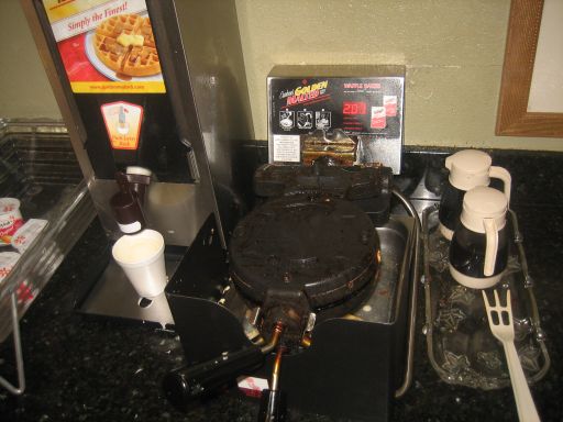 La Quinta Inn Downtown, Tucson, Arizona, USA, Waffelautomat